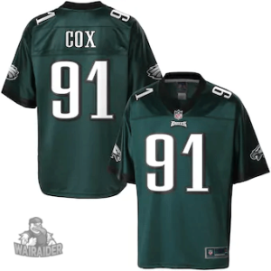 Fletcher Cox Philadelphia Eagles NFL Pro Line Team Color Jersey – Midnight Green – Replica