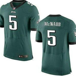 Men’s Philadelphia Eagles #5 Donovan McNabb Midnight Green Retired Player NFL Nike Elite Jersey – Replica