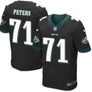 Philadelphia Eagles #71 Jason Peters Black Alternate NFL Nike Elite Jersey – Replica