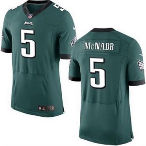 Men’s Philadelphia Eagles #5 Donovan McNabb Midnight Green Retired Player NFL Nike Elite Jersey – Replica