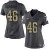 Women’s Philadelphia Eagles #55 Brandon Graham Black Anthracite 2016 Salute To Service Stitched NFL Nike Limited Jersey – Replica