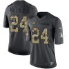 Men’s Philadelphia Eagles #11 Carson Wentz Black Anthracite 2016 Salute To Service Stitched NFL Nike Limited Jersey – Replica
