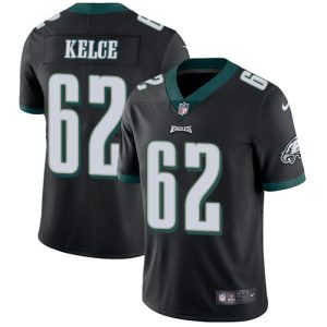 Nike Philadelphia Eagles #62 Jason Kelce Black Alternate Men’s Stitched NFL  Untouchable Limited Jersey – Replica