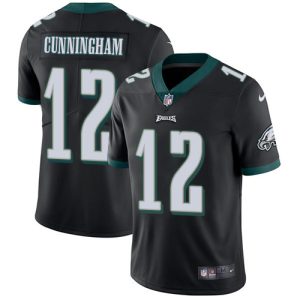 Nike Philadelphia Eagles #12 Randall Cunningham Black Alternate Men’s Stitched NFL Vapor Untouchable Limited Jersey