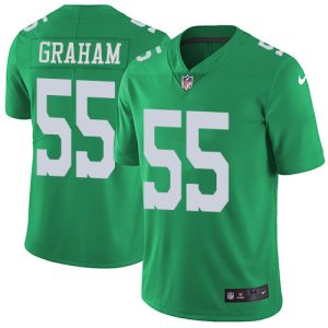 Nike Philadelphia Eagles #55 Brandon Graham Green Men’s Stitched NFL Limited Rush Jersey