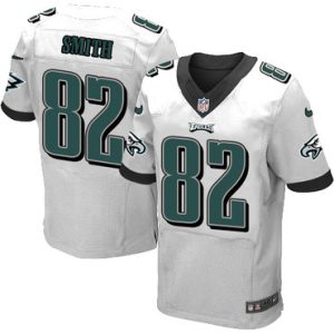 Nike Philadelphia Eagles #82 Torrey Smith White Men’s Stitched NFL New Elite Jersey