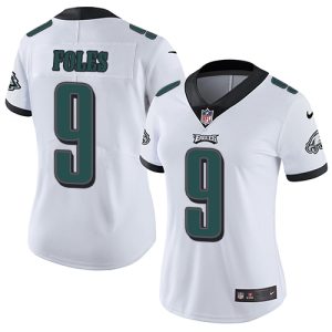 Women's Nike Philadelphia Eagles #9 Nick Foles White Stitched NFL Untouchable Limited Jersey - Replica