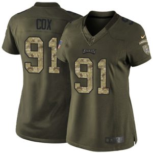 Limited Men's Fletcher Cox White Road Jersey - #91 Football