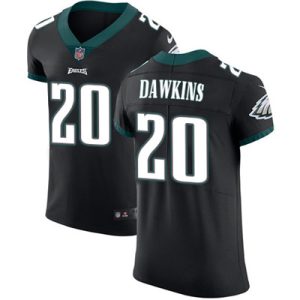 Men’s Nike Philadelphia Eagles #20 Brian Dawkins Black Alternate Stitched NFL Vapor Untouchable Elite Jersey