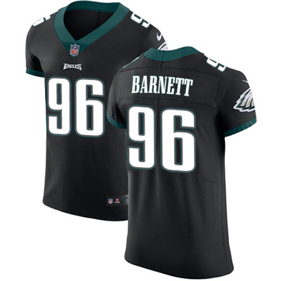 Men’s Nike Philadelphia Eagles #96 Derek Barnett Black Alternate Stitched NFL  Untouchable Elite Jersey – Replica