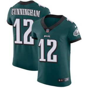 Men’s Nike Philadelphia Eagles #12 Randall Cunningham Midnight Green Team Color Stitched NFL Vapor Untouchable Elite Jersey