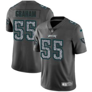 Nike Philadelphia Eagles #55 Brandon Graham Gray Static Men's NFL Untouchable Game Jersey - Replica