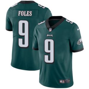Youth Nike Philadelphia Eagles #9 Nick Foles Midnight Green Team Color Stitched NFL Untouchable Limited Jersey - Replica