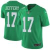 Youth Nike Philadelphia Eagles #11 Carson Wentz Green Stitched NFL Limited Rush Jersey – Replica