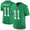 Youth Nike Philadelphia Eagles #9 Nick Foles Green Stitched NFL Limited Rush Jersey – Replica