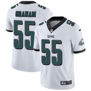 Youth Nike Philadelphia Eagles #55 Brandon Graham White Stitched NFL Untouchable Limited Jersey - Replica