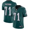 Youth Nike Philadelphia Eagles #65 Lane Johnson Midnight Green Team Color Stitched NFL Vapor Untouchable Limited Jersey
