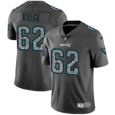 Eagles Jason Kelce Jersey White 62 Men's Elite Vapor Untouchable