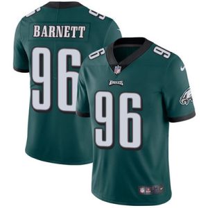 Youth Nike Philadelphia Eagles #96 Derek Barnett Midnight Green Team Color Stitched NFL  Untouchable Limited Jersey – Replica
