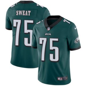 Nike Philadelphia Eagles #75 Josh Sweat Midnight Green Team Color Men’s Stitched NFL  Untouchable Limited Jersey – Replica