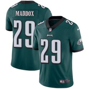 Nike Philadelphia Eagles #29 Avonte Maddox Midnight Green Team Color Men’s Stitched NFL  Untouchable Limited Jersey – Replica
