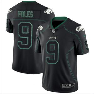 Nike Philadelphia Eagles #9 Nick Foles Black Impact Limited Jersey