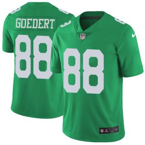 Nike Philadelphia Eagles #88 Dallas Goedert Green Stitched NFL Limited Rush Jersey – Replica