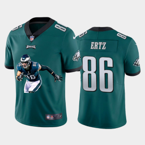 Zach Ertz Eagles Jersey Men’s Midnight Green, Player Portrait Edition 2020  Untouchable Stitched NFL Nike Limited Jersey – Replica