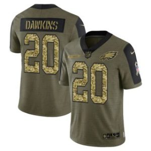 Brian dawkins salute store to service jersey