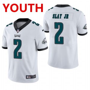 youth philadelphia eagles #2 darius slay jr. white vapor limited Nike jersey