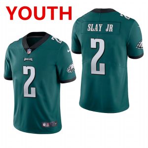 Youth Philadelphia Eagles #2 Darius Slay Jr. Midnight Green  Limited Jersey – Replica