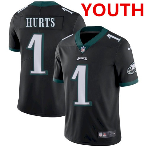 Men's Nike Jalen Hurts Black Philadelphia Eagles RFLCTV Limited Jersey