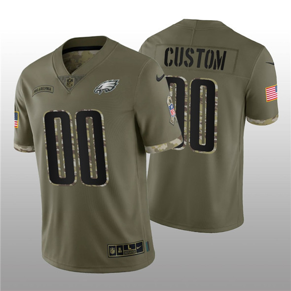 Men's Nike Brian Dawkins Brown Philadelphia Eagles 2023 Salute to Service Retired Player Limited Jersey Size: Large