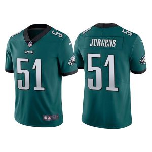 Men’s Philadelphia Eagles #51 Cameron Jurgens Green Vapor Untouchable Limited Stitched Jersey