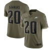 Men's Nike DeVonta Smith Olive Philadelphia Eagles 2022 Salute To