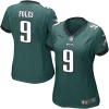 Nick Foles No.9 For Youth Green Philadelphia Eagles Game Jersey