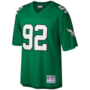 Reggie White Philadelphia Eagles Mitchell & Ness Legacy Replica Jersey – Kelly Green