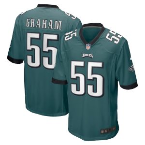 Brandon Graham Kelly Green Jersey, Authentic Eagles #55 Apparel for Devoted Fans