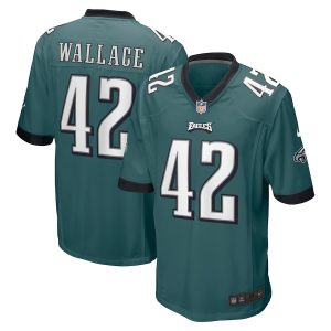 K’Von Wallace Philadelphia Eagles Nike Game Jersey – Midnight Green – Replica