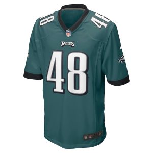 Youth Philadelphia Eagles Nick Foles Nike Midnight Green Team Color Game  Jersey